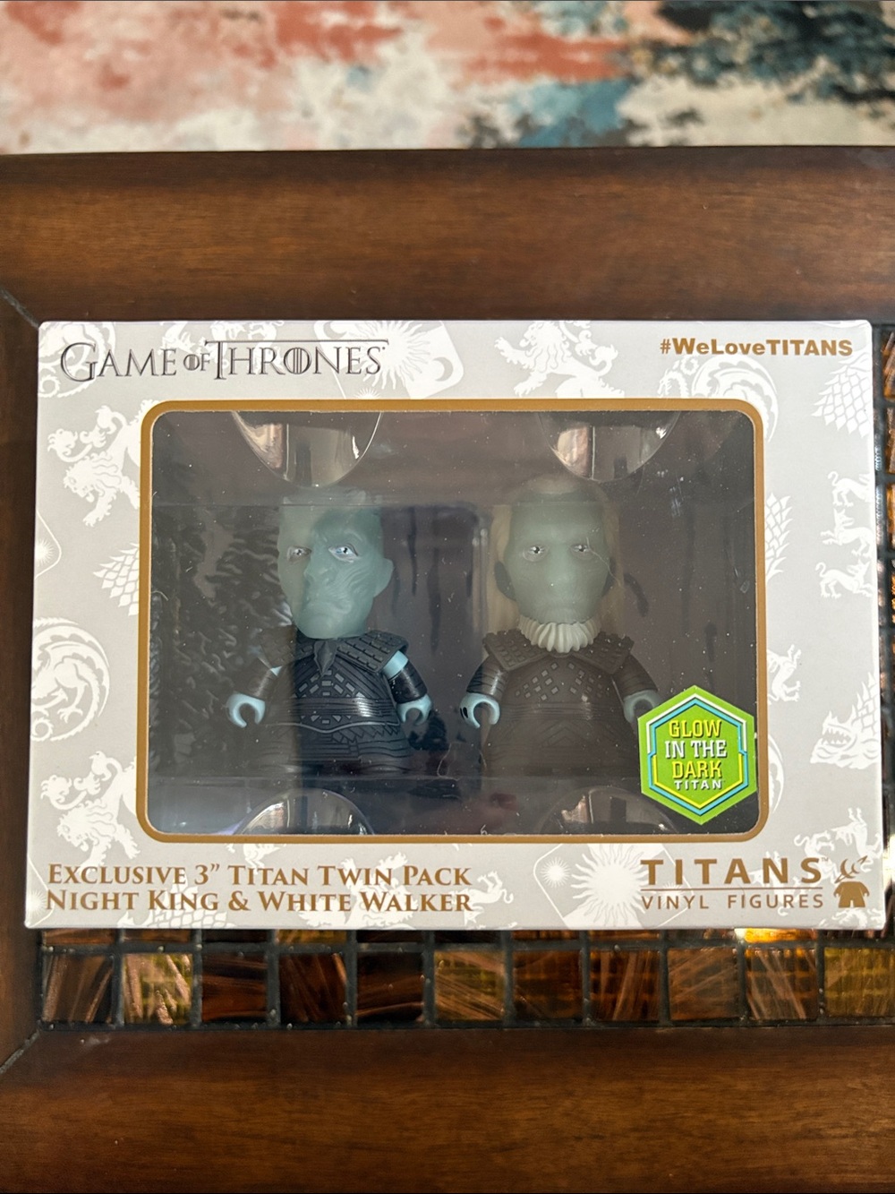 Game of Thrones Titans 3" Night King & White Walker Twin Pack - Glow in the Dark